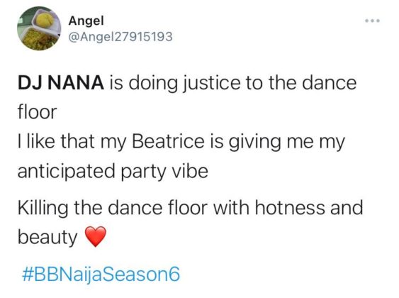 BBNaija Reactions Trail Dj Nana Set at Saturday Night Party