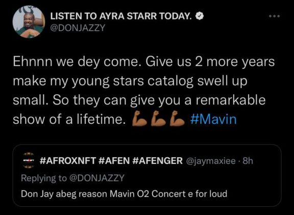 Don Jazzy Reveals Plans for Mavin Records Concert at the O2 NotjustOK