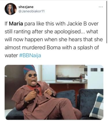 BBNaija: Watch The Video of Maria Clash with Jackie B NotjustOK