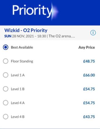 See The Reactions to Wizkid Affordable O2 Tickets NotjustOK