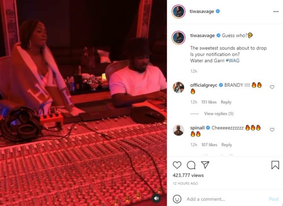 Watch How Tiwa Savage Revealed Brandy Feature on New EP NotjustOK