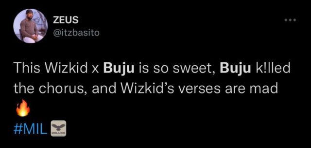 See The Reactions to Wizkid and Buju New Song NotjustOK