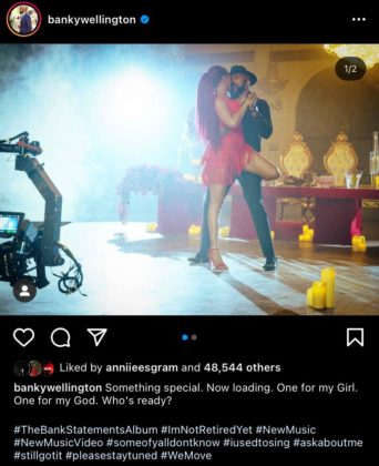 Banky W Hints at Arrival of New Music Video and Album Details Notjustok