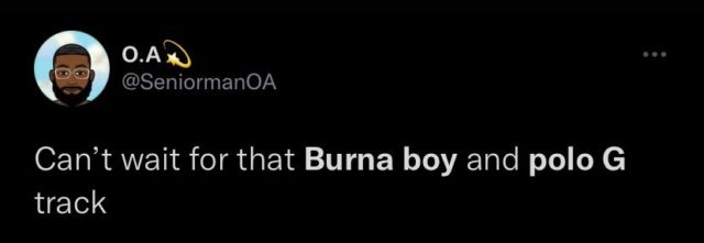 See Reactions to Burna Boy Announcing New Single with Polo G NotjustOK