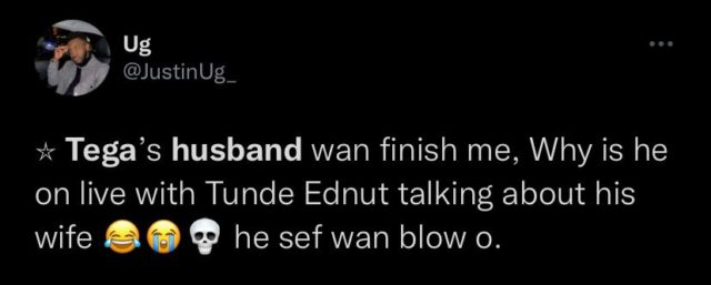 BBNaija Updates Watch Tega Husband Interview with Tunde Ednut Video Reactions NotjustOK