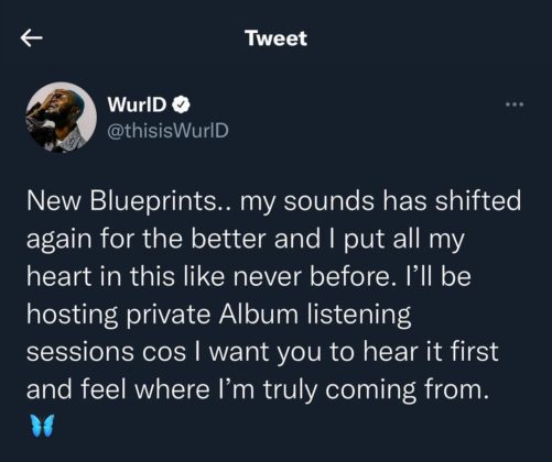 WurlD Set to Host Private Listening Sessions for New Album NotjustOK