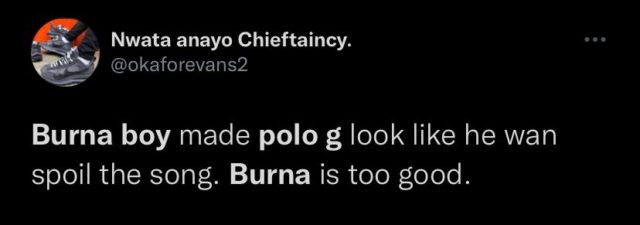 See Reactions to Burna Boy and Polo G New Collab Want It All NotjustOK