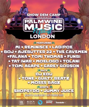 SDC Unveil Lineup for Palmwine Fest in London Details NotjustOK