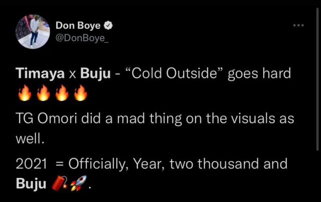 See Reactions to Timaya and Buju New Song Cold Outside NotjustOK
