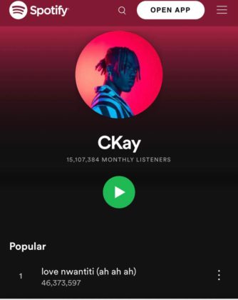 CKay Tems Spotify