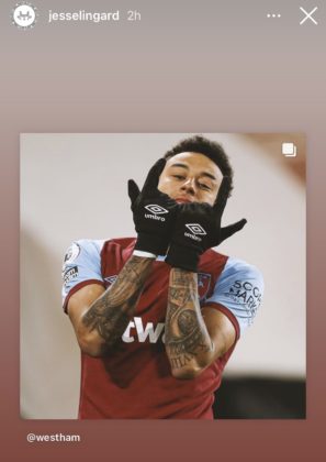 Lingard's Instagram Page
