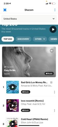 Amaarae Beats Ckay to the Top Spot on US Shazam Chart Details NotjustOK