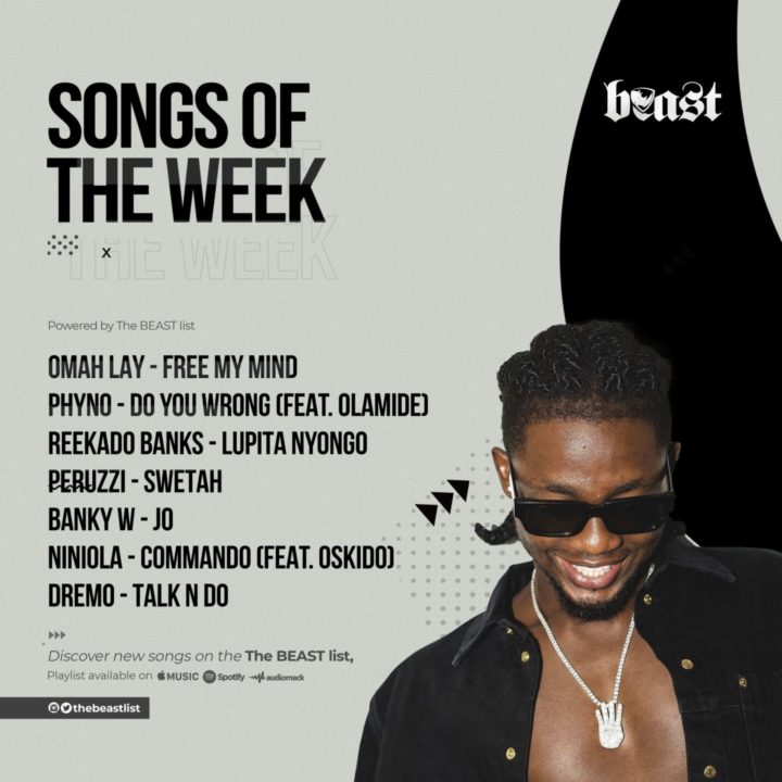 Songs of The Week #TheBEASTlist