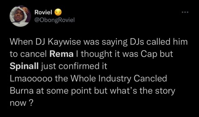 Reactions Trail DJ Spinall Reaction to Rema and DJ Neptune Clash NotjustOK