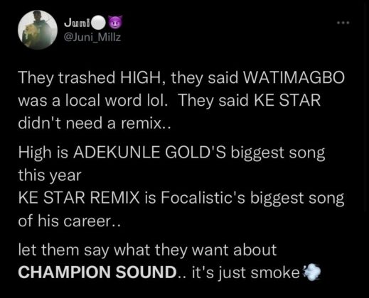 See Reactions to Davido and Focalistic's New Song NotjustOK