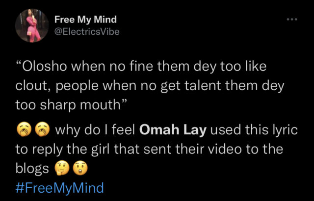 See Reactions to Omah Lay New Single Free My Mind NotjustOK