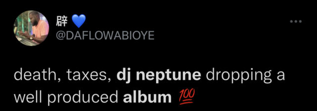 DJ Neptune Greatness 2.0 reaction