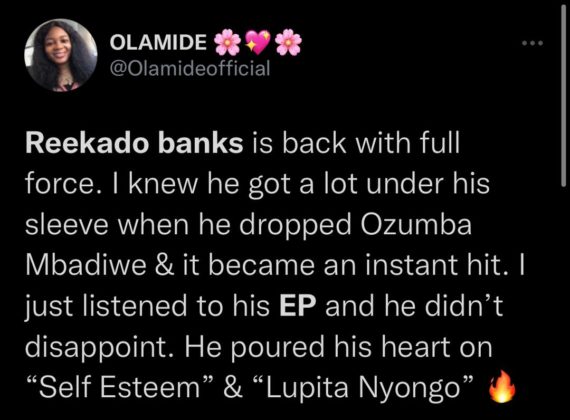 Reekado Banks Ozumba Mbadiwe Reactions