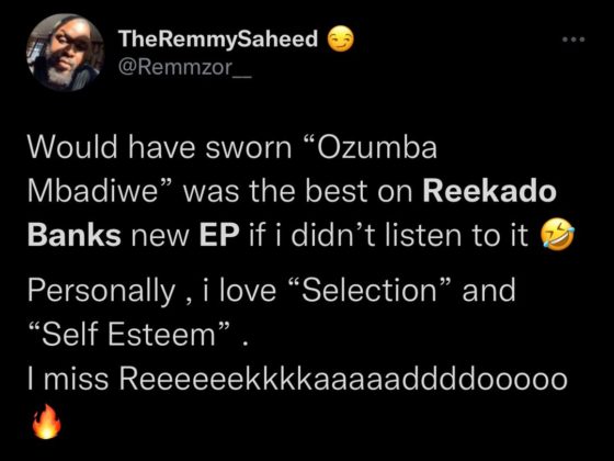 Reekado Banks Ozumba Mbadiwe Reactions