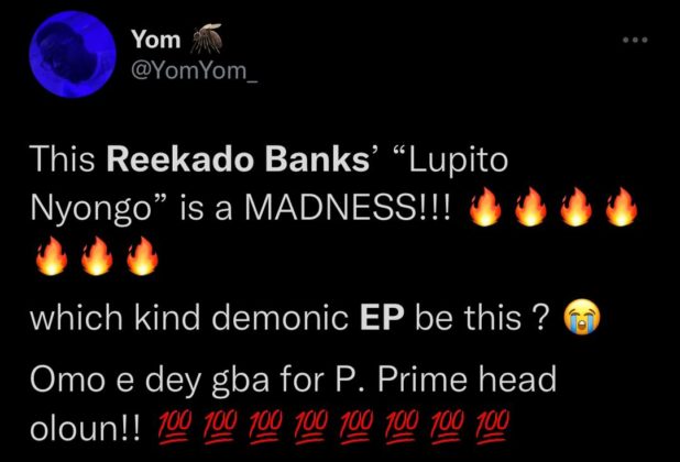 Reekado Banks Ozumba Mbadiwe Reactions