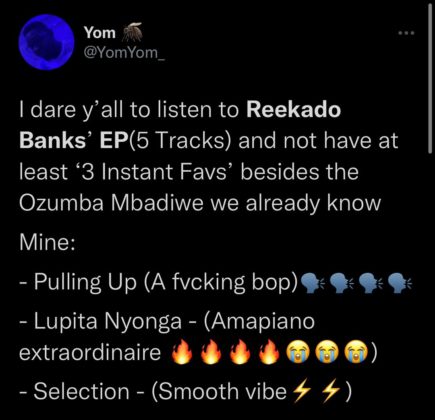 Reekado Banks Ozumba Mbadiwe Reactions