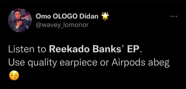 Reekado Banks Ozumba Mbadiwe Reactions