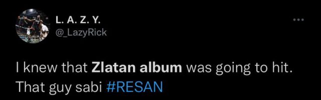 Mixed Reactions Trail Zlatan Sophomore Album RESAN Read NotjustOK