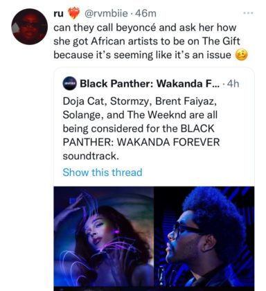 Reactions Trail New Black Panther Soundtrack Artists Update NotjustOK