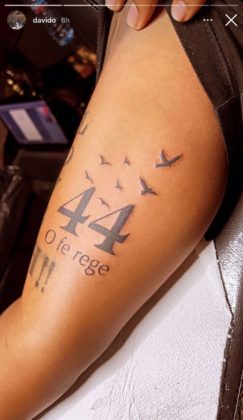 Davido Unveils New Tattoo in Honor of Late Obama DMW | SEE PHOTO NotjustOK