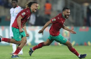 Morocco's Goal Celebration against Ghana ( AFCON 2021)