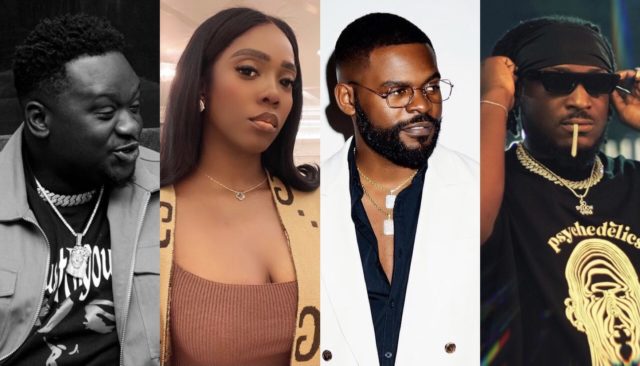 Falz Wande Coal Tiwa Savage Peruzzi Bella Shmurda Album Sessions 