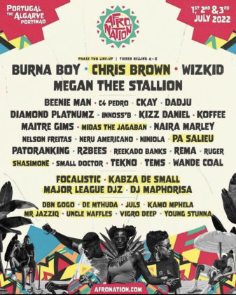 Burna Boy Wizkid AfroNation 2022 Portugal