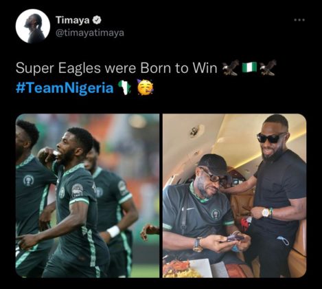 AFCON 2021: Ladipoe, Timaya React to Nigeria Win over Egypt NotjustOK