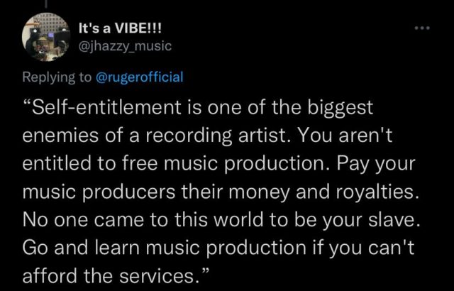 Ruger Tweet About a Producer Draws Mixed Reactions NotjustOK