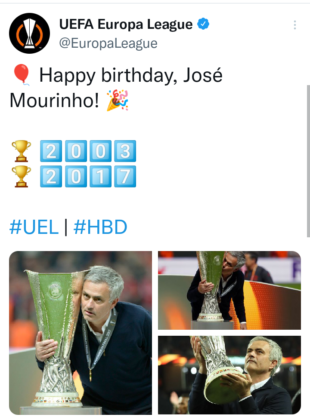 Jose Mourinho 59th Birthday 