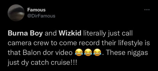 Reactions Trail Burna Boy and Wizkid New Music Video NotjustOK