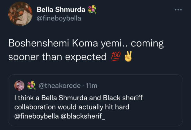 Bella Shmurda Black Sherif Song