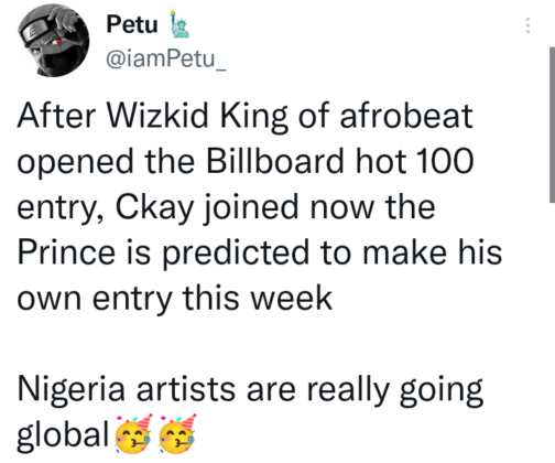 Wizkid CKay Music fans