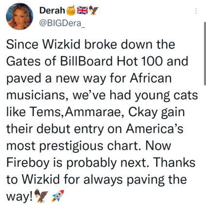 Wizkid CKay Music fans