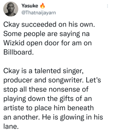 Wizkid CKay Music fans