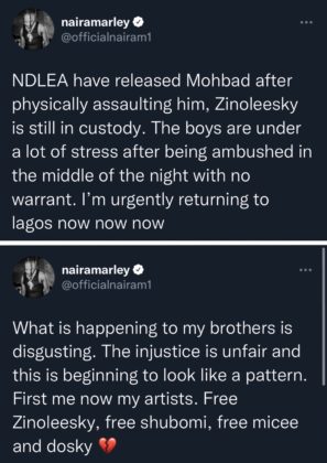 Naira Marley Zinoleesky Mohbad NDLEA