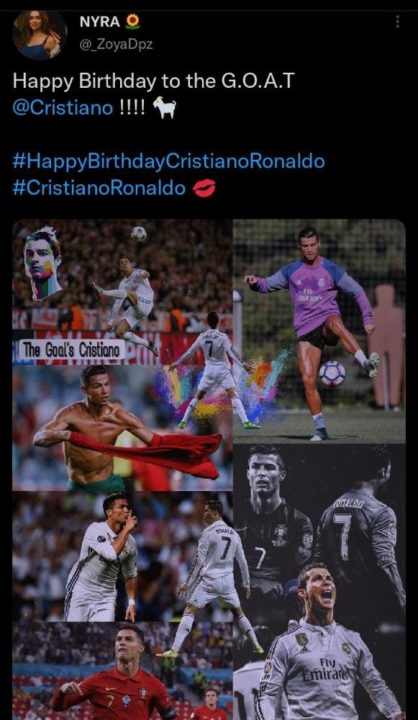 Football Fans Celebrate Cristiano Ronaldo’s 37th Birthday | See | Notjustok