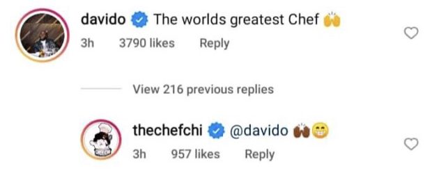 Davido Fuels Reunion Rumours With His Latest Comment About Ex-Lover Chioma | SEE 1