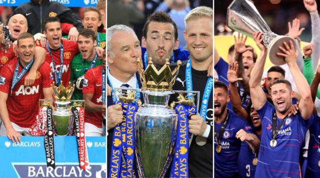 Premier League Clubs Major Trophies