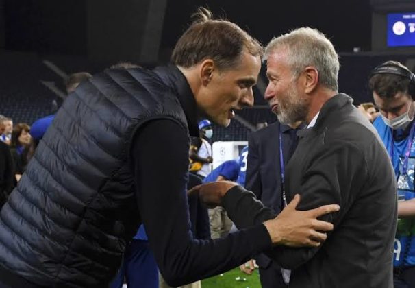 Thomas Tuchel and Roman Abramovich