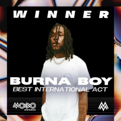 International Awards Burna Boy Has Won In His Career 