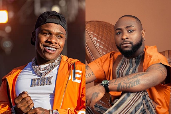 American Rapper DaBaby Spotted With Davido In Lagos