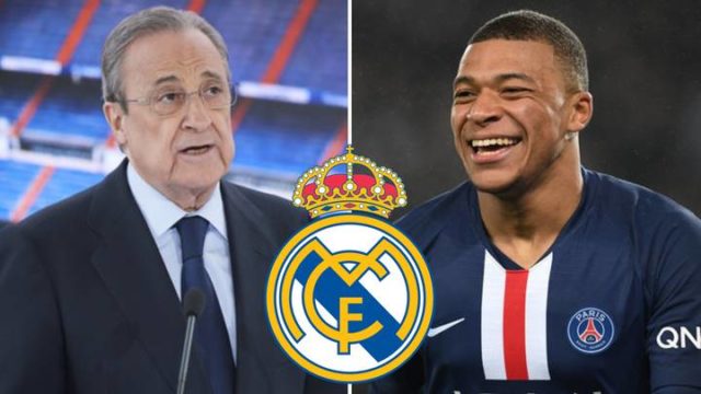 Real Madrid Florentino Perez Kylian Mbappe