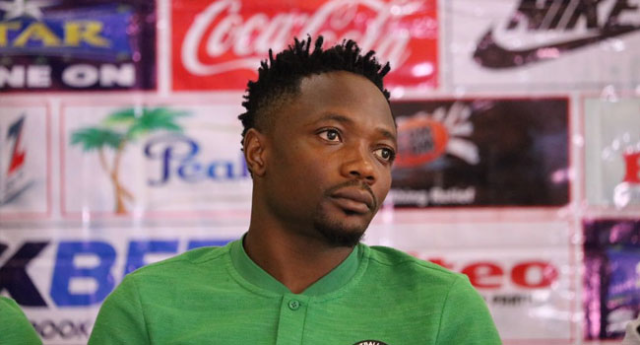 Ahmed Musa in a press conference for the Super Eagles