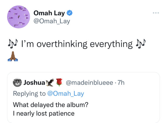 Omah Lay Boy Alone album